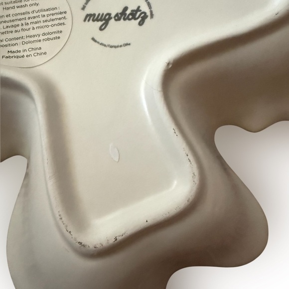 Mugshotz White Ghost Halloween Ceramic Candy/Serving Dish - Picture 3 of 8